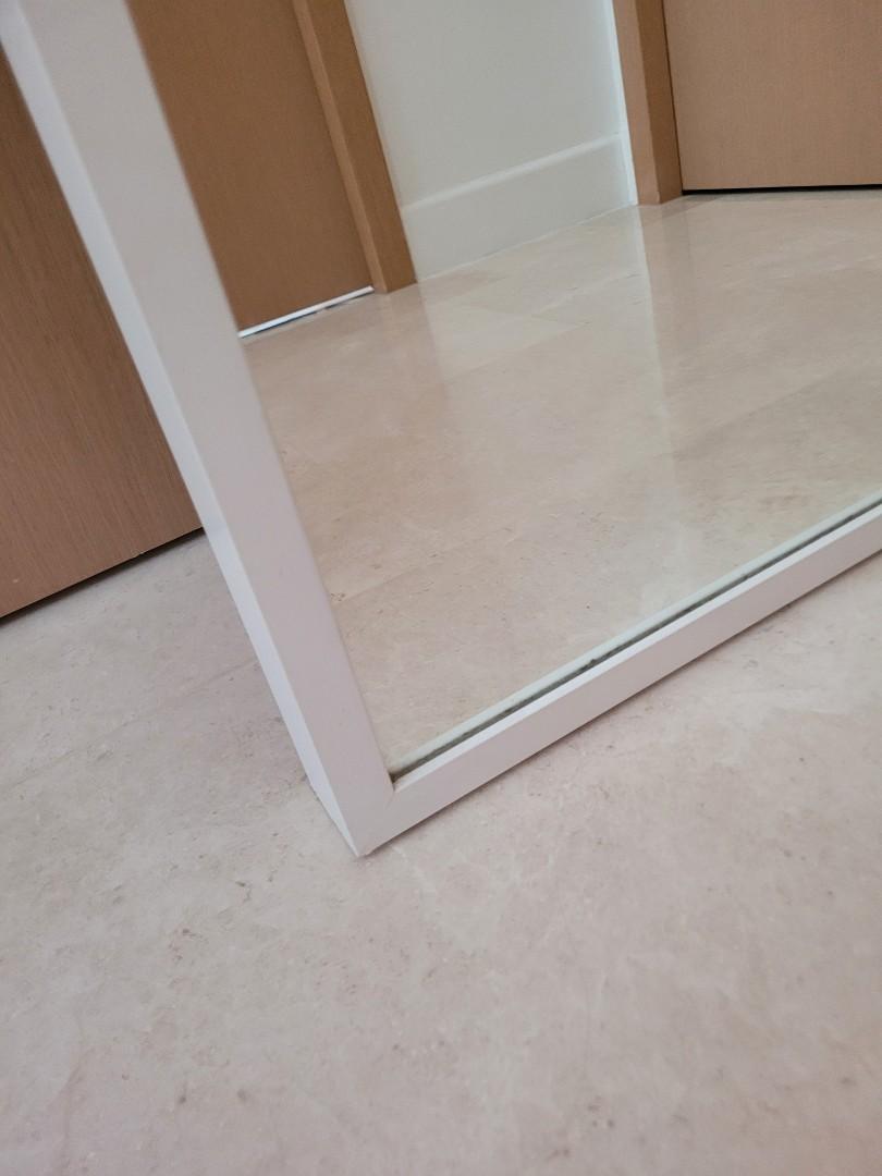 Ikea White Wall Mirror, Furniture & Home Living, Home Decor, Mirrors on