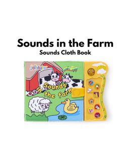 Jollybaby Sounds In The Farm Cloth Book