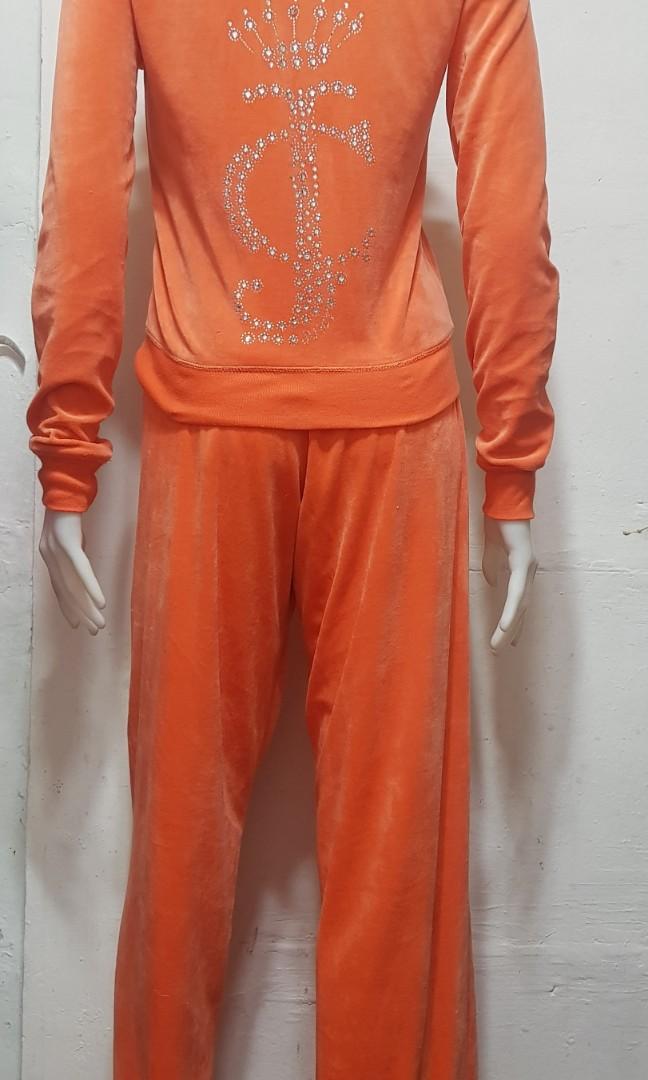 Orange juicy couture tracksuit sales