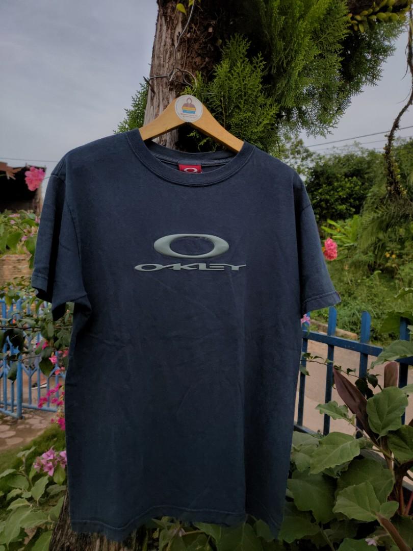 Kaos Oakley Second Original Fesyen Pria Pakaian Atasan di