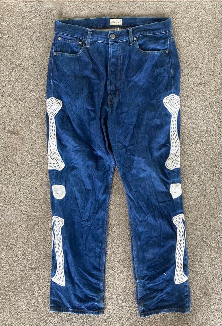 KAPITAL size 32 40” length, Men's Fashion, Bottoms, Jeans on Carousell