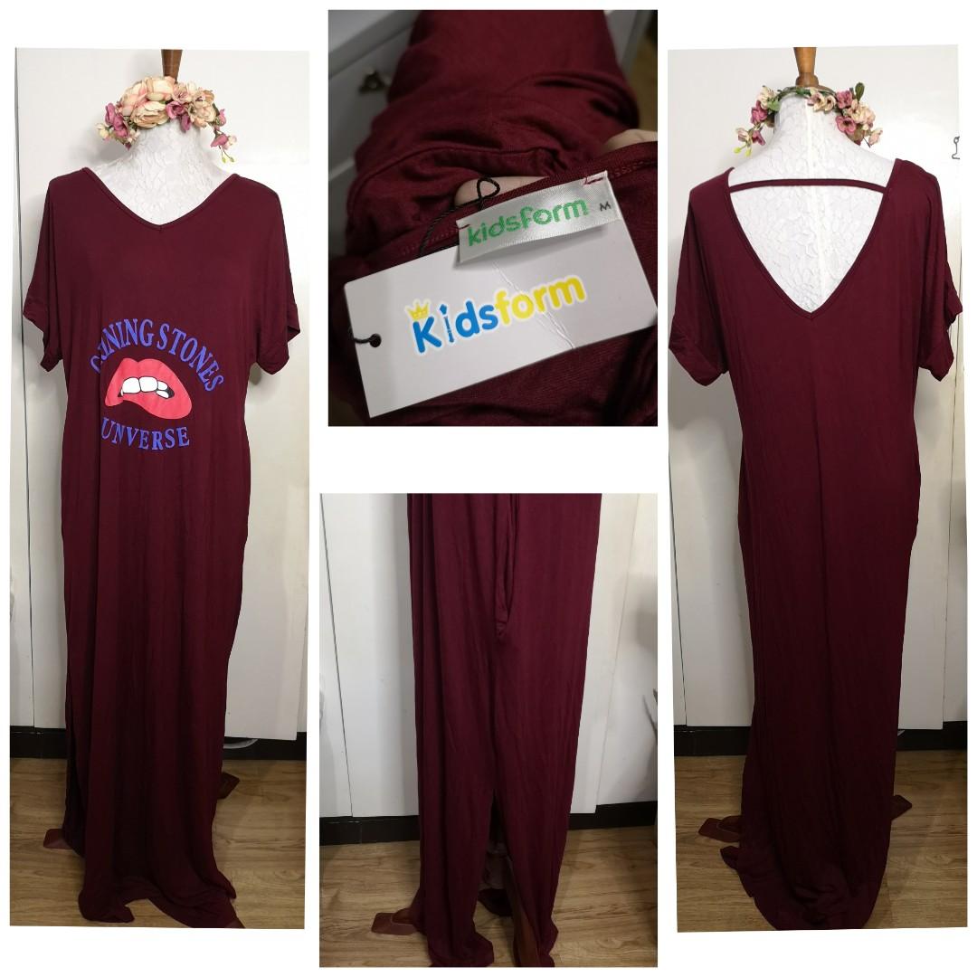 Kidsform long dress, Women's Fashion 