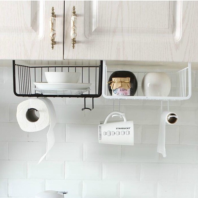 Kitchen Rack Organizer Finishing Desk Rack Partition Cabinet Hanging ...
