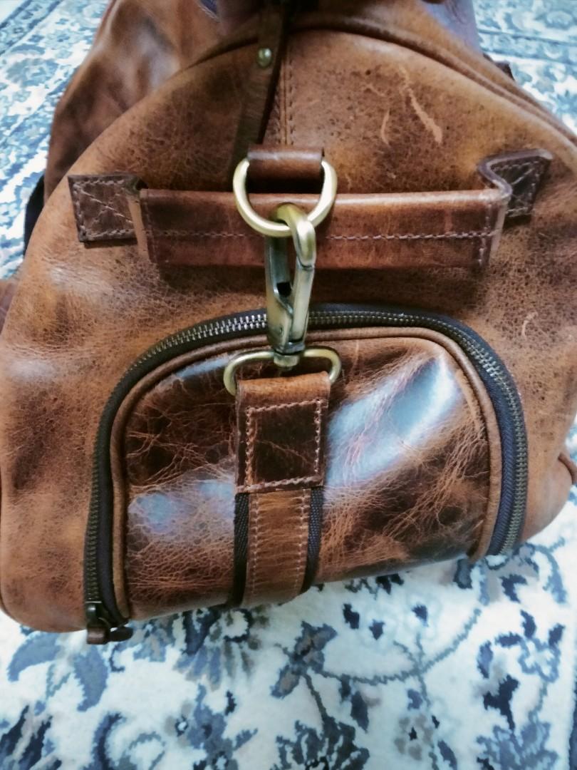 Kodiak leather best sale duffle
