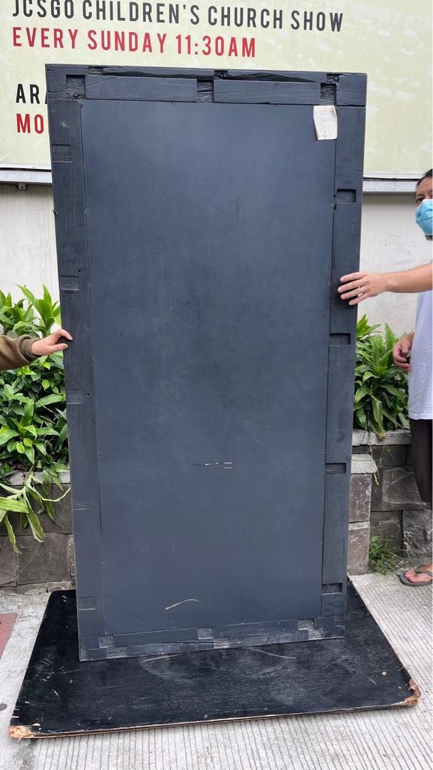 Large Full Body Display Mirror Elm Hardwood, Furniture & Home Living