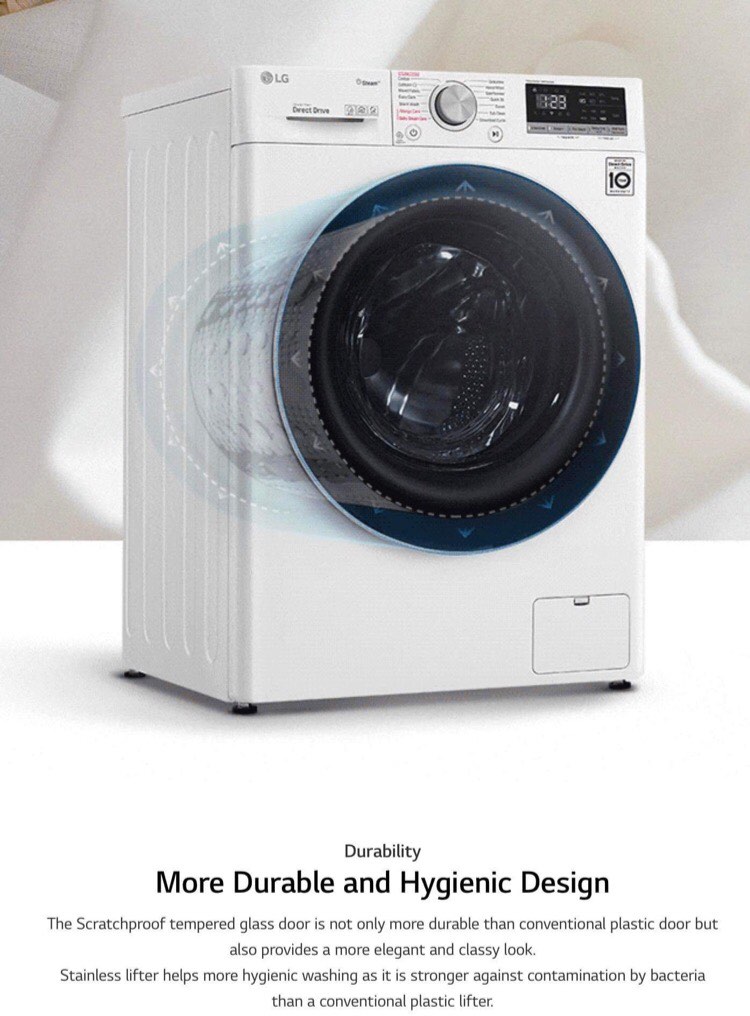 LG Front Load Washing Machine, TV & Home Appliances, Washing Machines