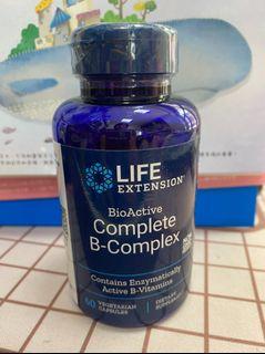 Life Extension BioActive B-Complex維他命B群 60顆膠囊 EXP:04/24現貨