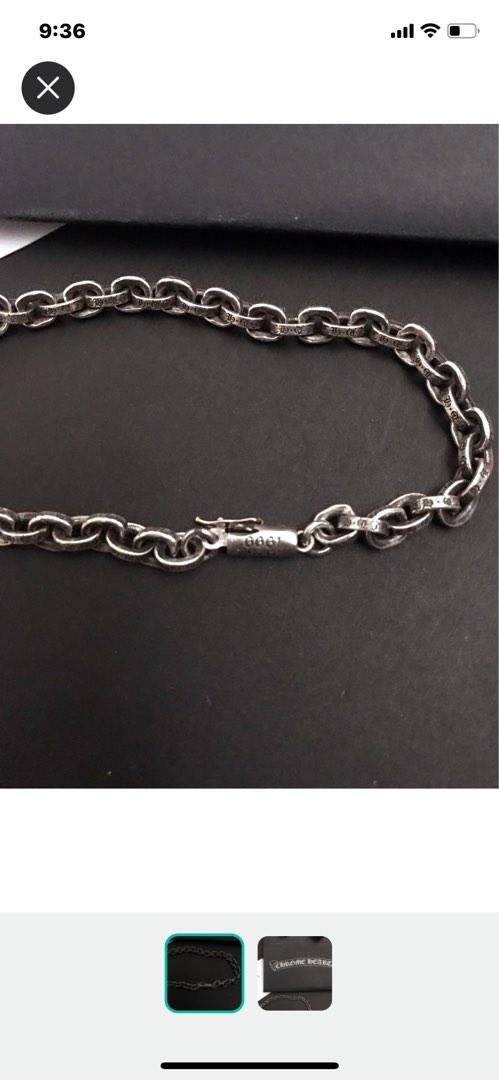 Chrome hearts paper cheap chain bracelet