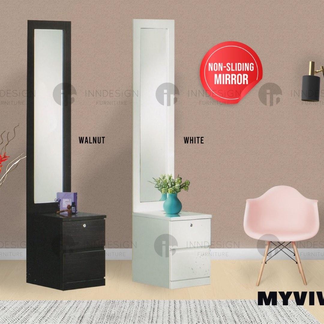 LOCAL SELLER Vicky Dressing Table with Tall Mirror