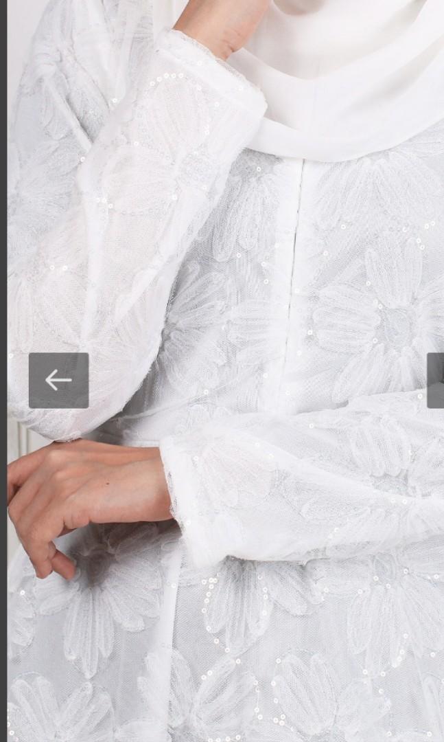 RENT Long dress Azzka princess white, Women's Fashion, Dresses & Sets ...