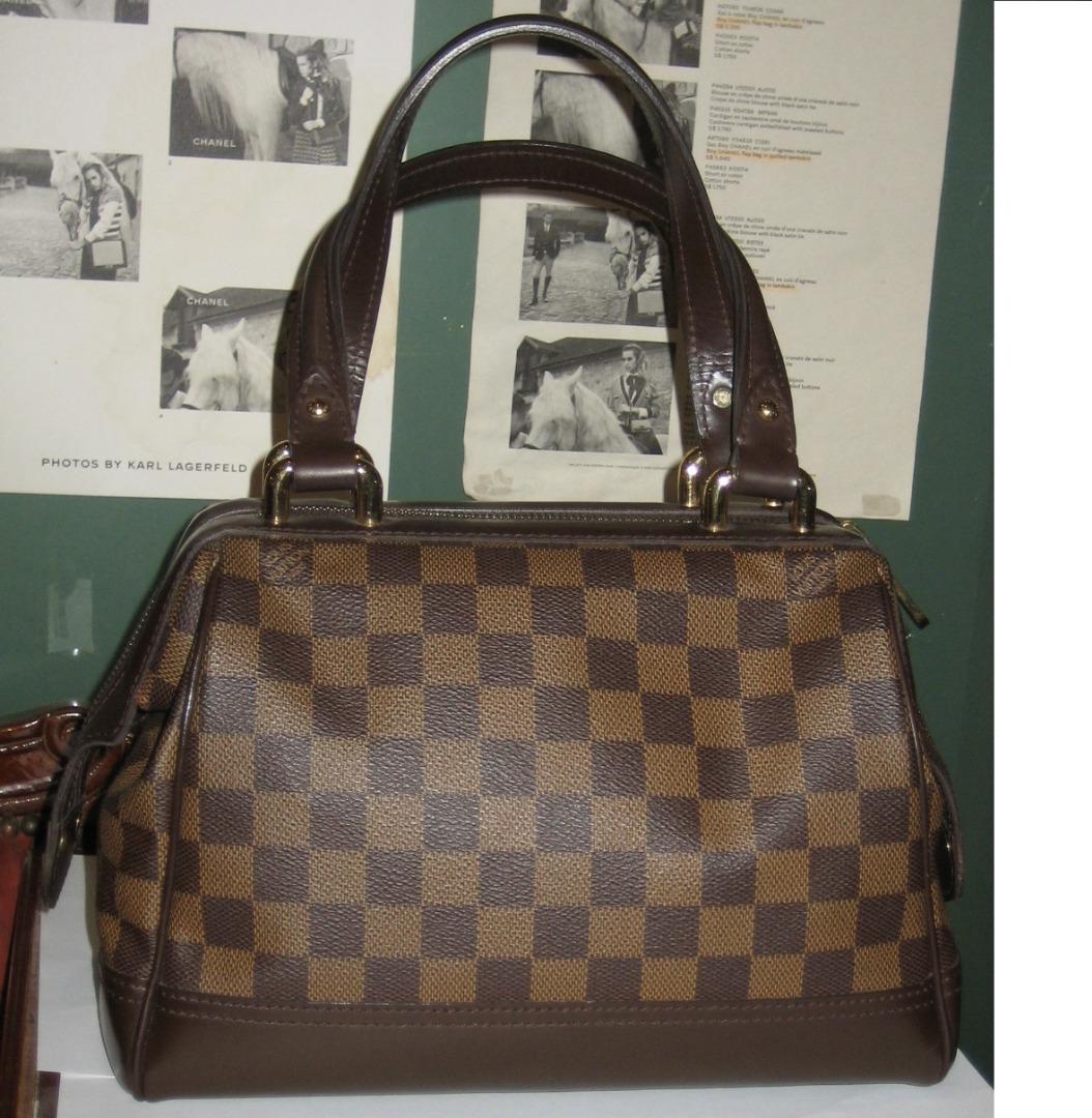 Louis Vuitton Damier Ebene Canvas Knightsbridge Handbag N51201/  Discontinued (LV repair receipt), Luxury, Bags & Wallets on Carousell