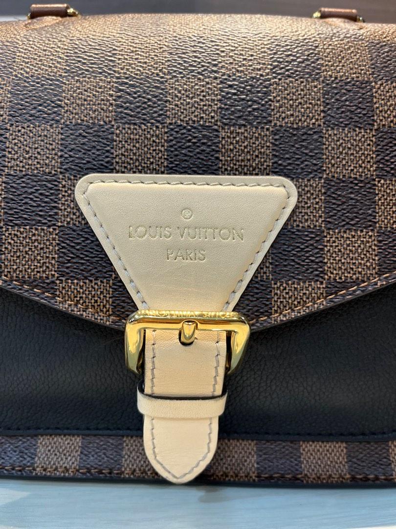 Louis Vuitton BEAUMARCHAIS Damier Ebene Crossbody Good Used Condition