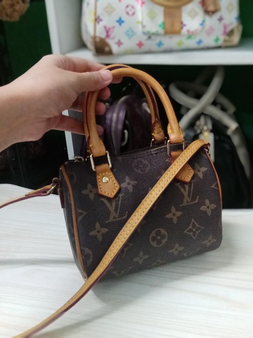 Louis Vuitton Speedy Nano Size 15, Women's Fashion, Bags & Wallets, Purses  & Pouches on Carousell