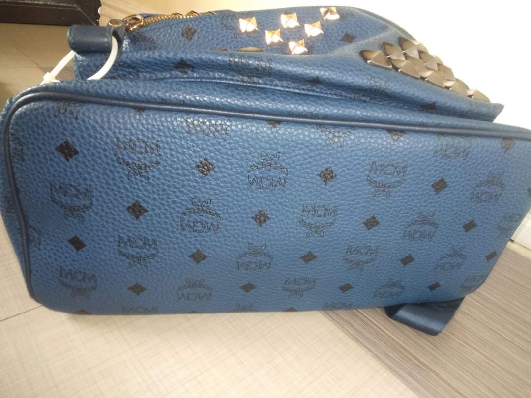MCM large backpack(ykk zip,with etiketa), Luxury, Bags & Wallets on