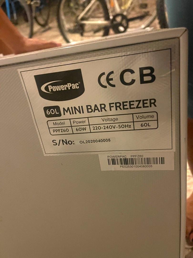 Mini Freezer PowerPac 60L Mini Bar breastMilk fridge , TV & Home