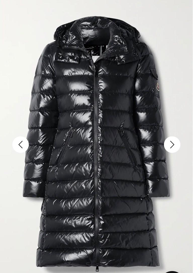 Moncler Moka hooded quilted glossed shell down coat Carousell