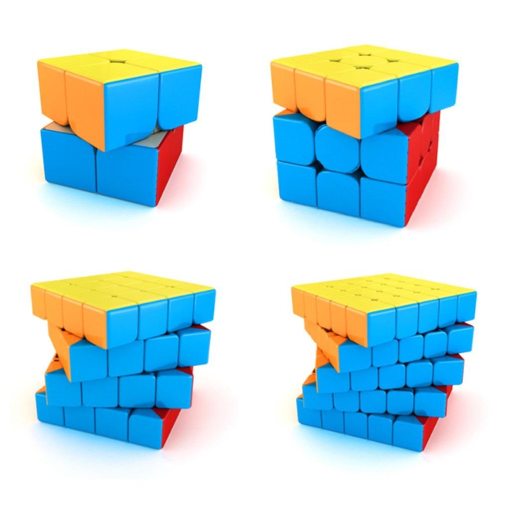Zauberwürfel Set 2x2 3x3 4x4 5x5 (Neu (gemäss Beschreibung)) in