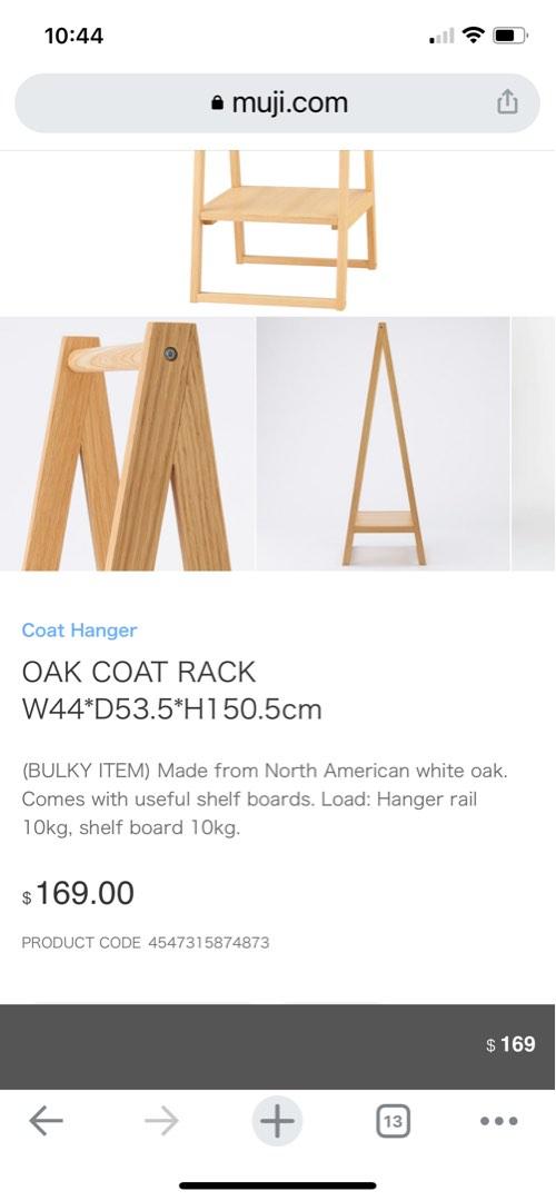 Muji coat rack, Furniture & Home Living, Furniture, Shelves, Cabinets ...