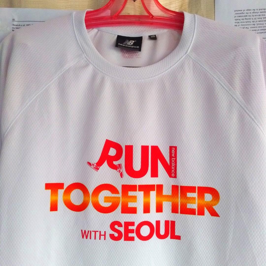 New Balance Run Together with Seoul Drifit Shirt for Men Women
