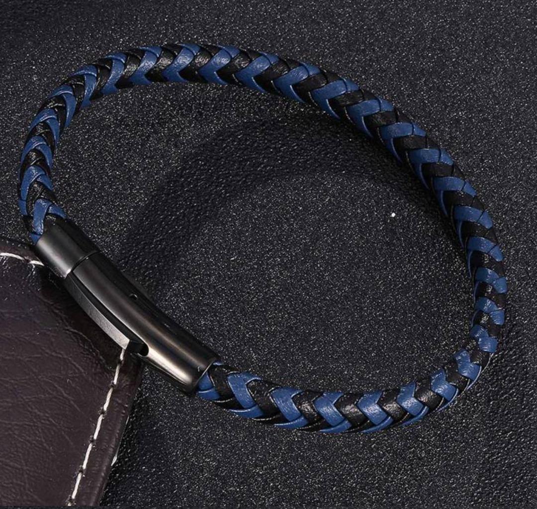 NEW Men s Bracelet Sleek Clasp Men s Fashion Thin Interweave