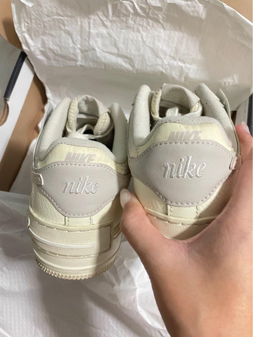 AF1 Nike Air Force 1 Shadow Coconut Milk Desert Sand Sail Women s Fashion Footwear Sneakers on Carousell