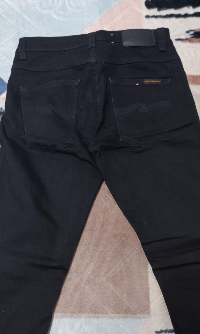 Nudie grim tim dry cold black Men s Fashion Bottoms Jeans on