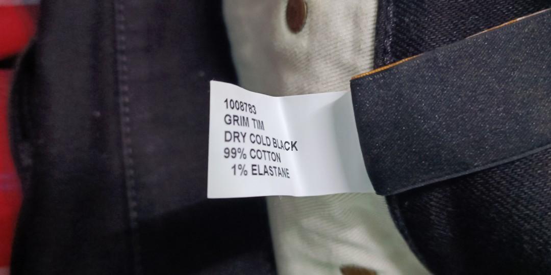 Nudie grim tim dry cold black Men s Fashion Bottoms Jeans on