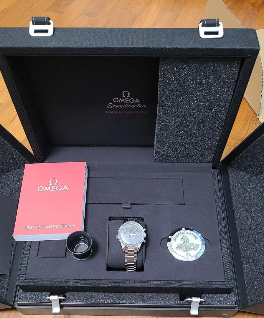 Omega speedmaster Calibre 321 CHRONOGRAPH 39.7MM steel on steel