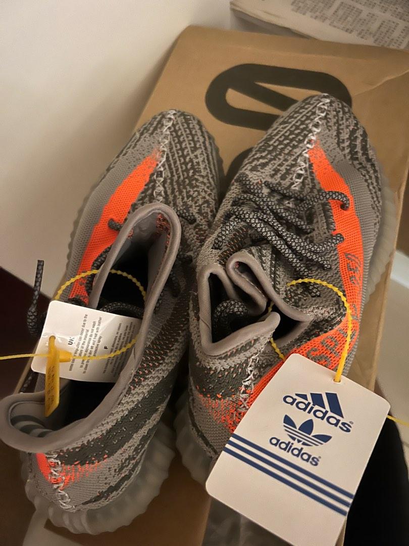 Orange grey yeezy discount