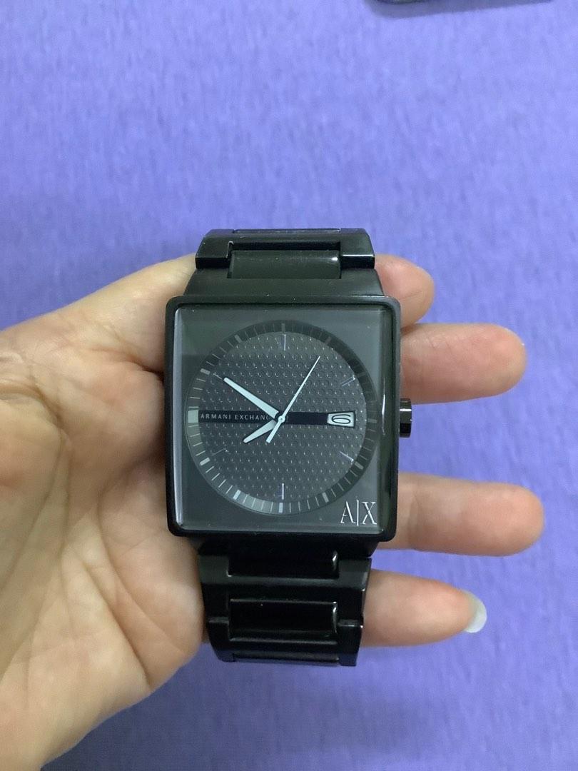 Original Armani Exchange Men s square watch Men s Fashion