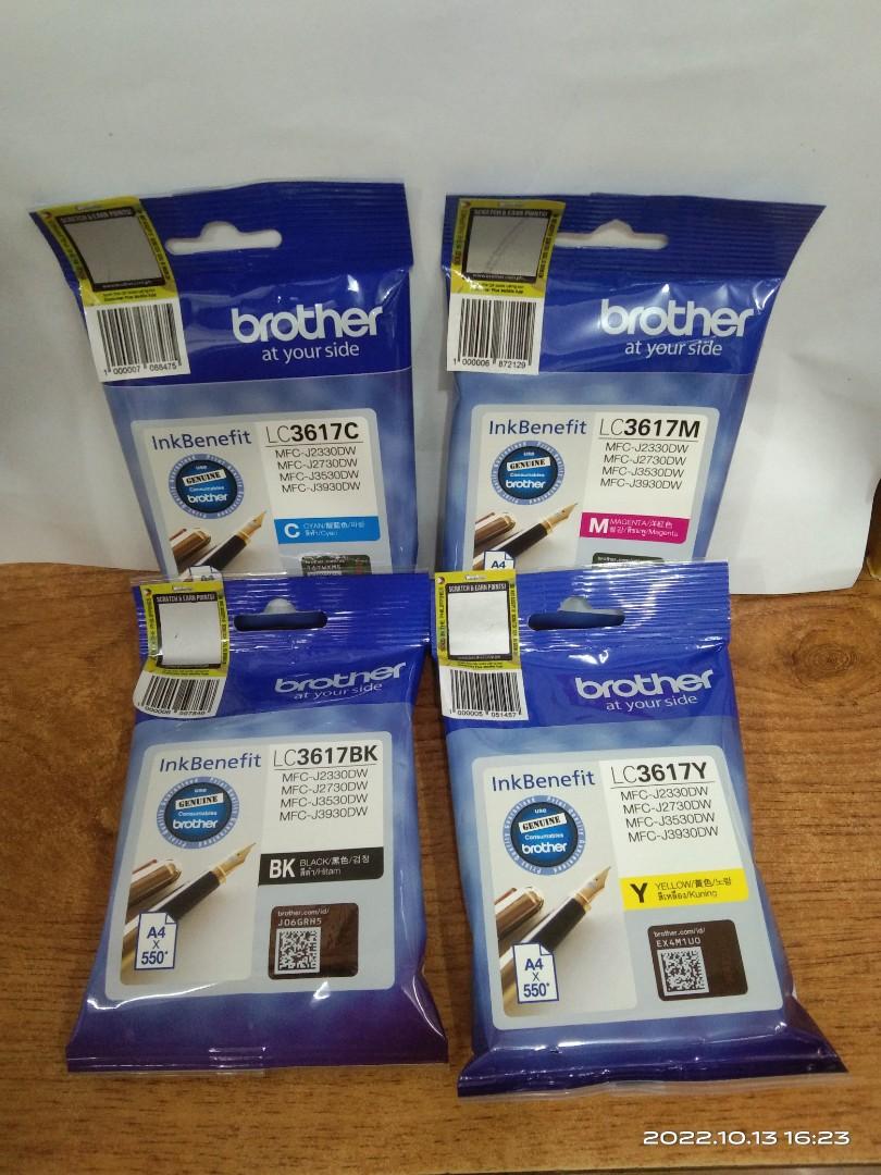 Original Brother LC3617 C,M,Y,K, Computers & Tech, Printers, Scanners ...
