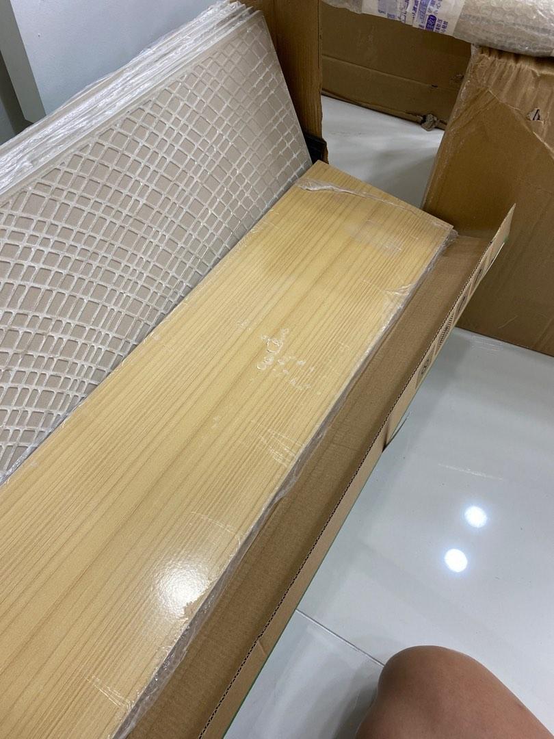 Parquet tile flooring 48 pcs, Furniture & Home Living, Home Decor