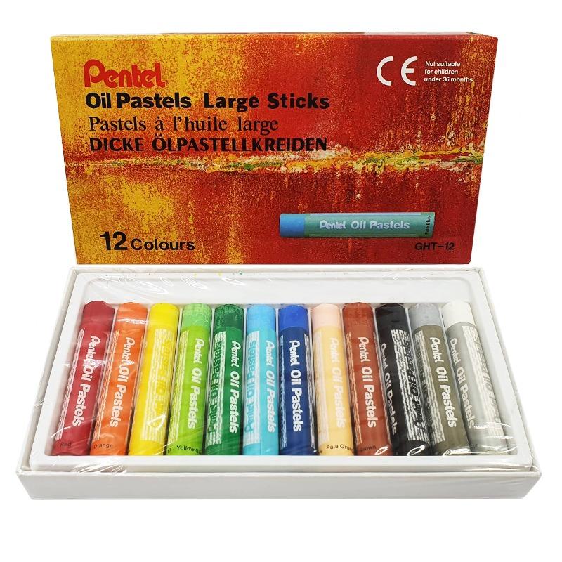Pentel Oil Pastels Review [12 Colors Set] Great Travel Oil Pastels