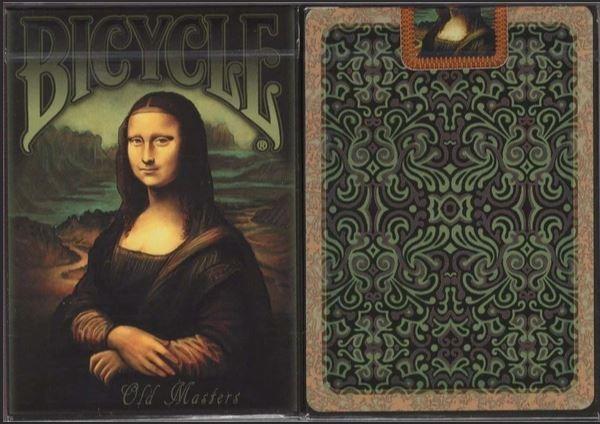 Poker Cards Bicycle Old Masters V1 2014 edition Playing Cards Mona Lisa seal Made in USA