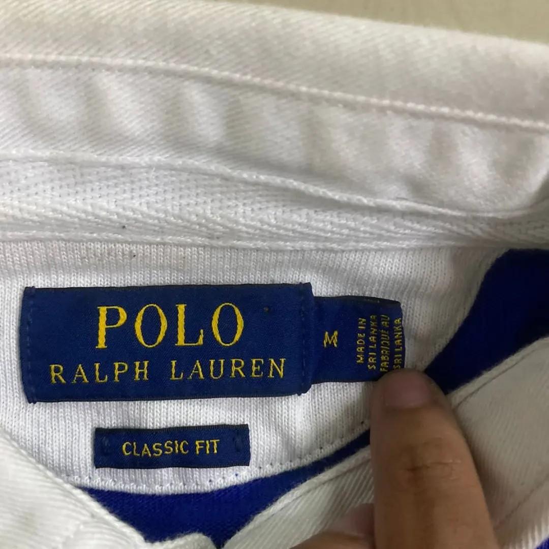 POLO RALPH LAUREN AMERICAS CUP STRIPE FLAG RUGBY SHIRT ...