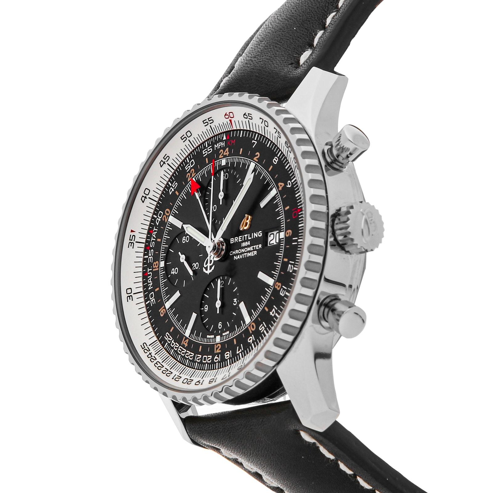 Pre Owned Breitling Navitimer Chronograph GMT A24322121B2X2