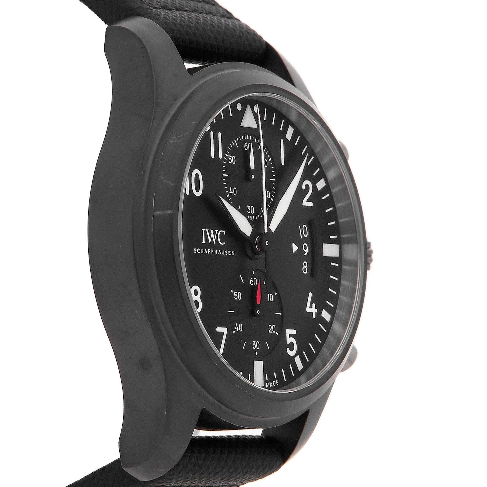 Pre Owned IWC Pilots Watch Top Gun Chronograph IW3880 07 Luxury Watches on Carousell