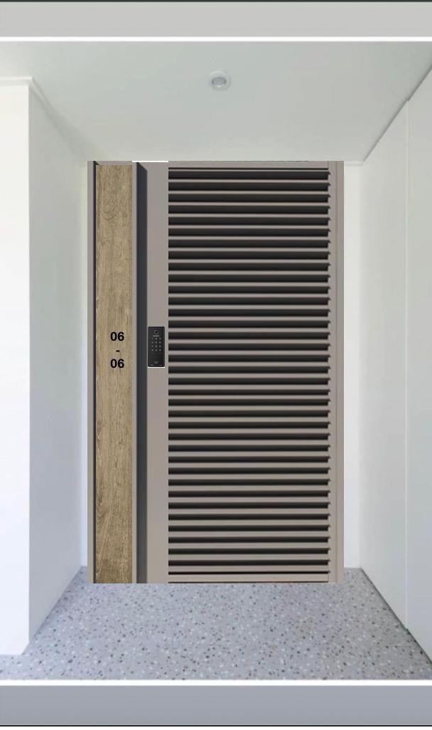 privacy front main metal gate for HDB in Singapore, Furniture & Home