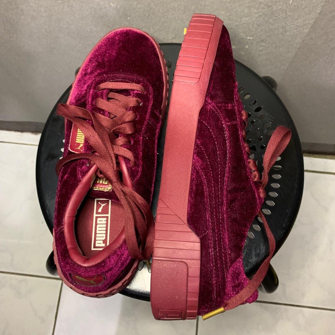 Puma cali red velvet new arrivals