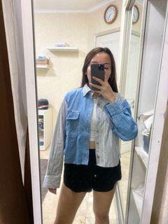reworked crop shirt NEGO