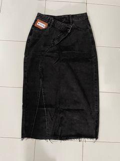 Rok jeans midi