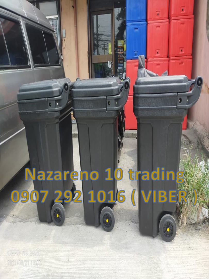 Trash bin roller king 250L supplier 299, Furniture & Home Living