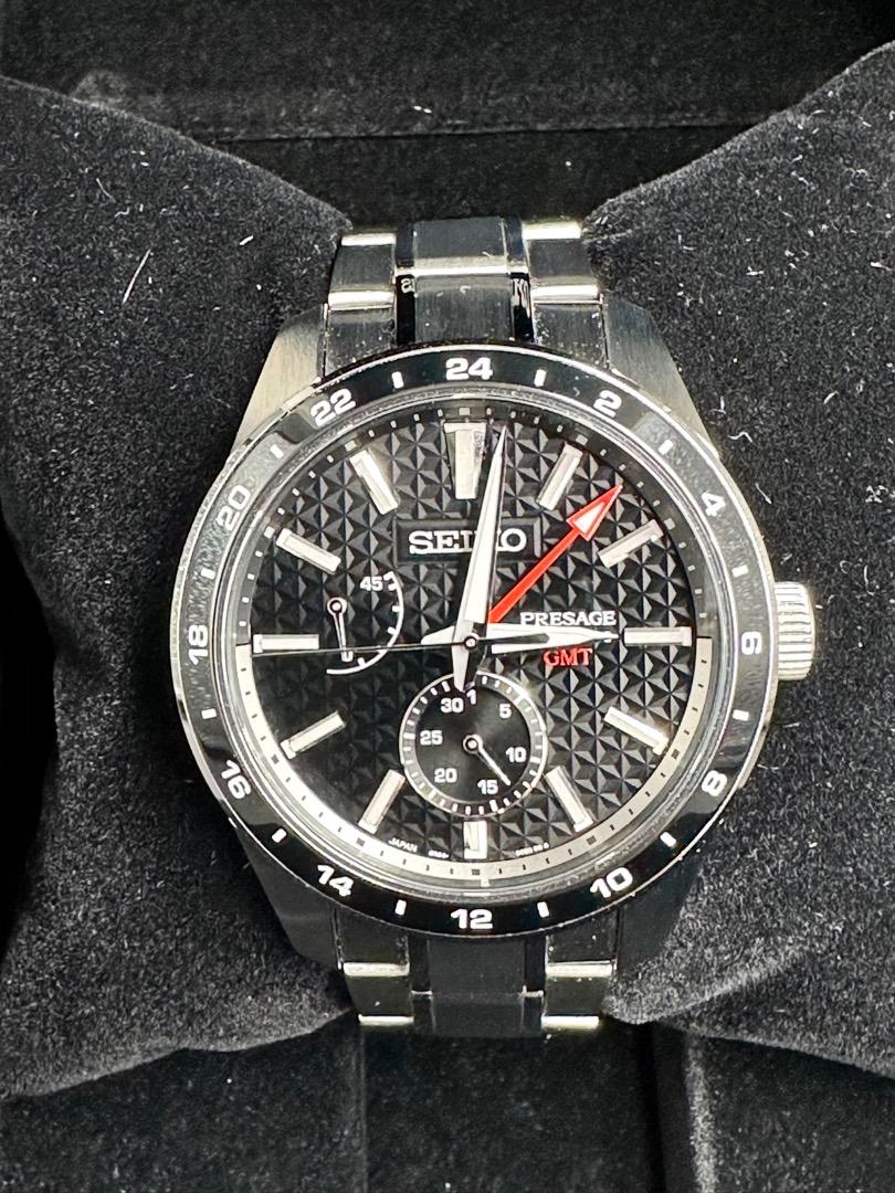 Seiko Presage SPB221J1 GMT Automatic, Men's Fashion, Watches & Accessories,  Watches on Carousell