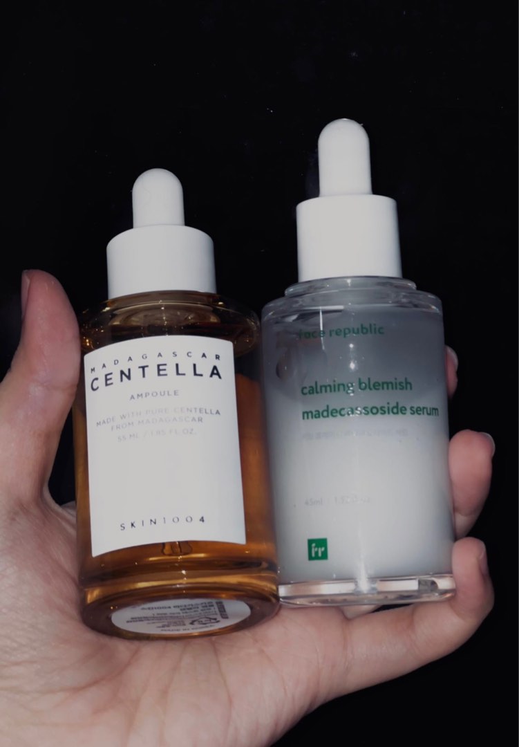 SKIN 1004 CENTELLA AMPOULE & FACE REPUBLIC CALMING BLEMISH SERUM