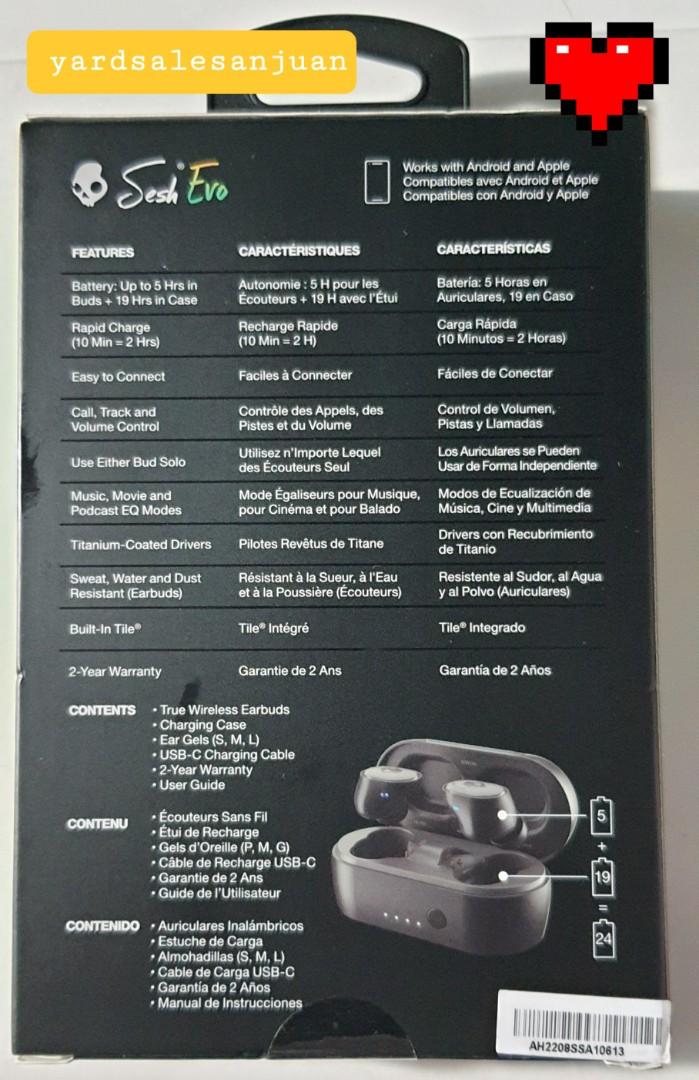 Sesh wireless earbuds clearance instructions