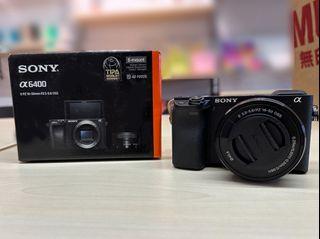 Sony a6400 + 16-50mm kit (99%新 只用過兩次)