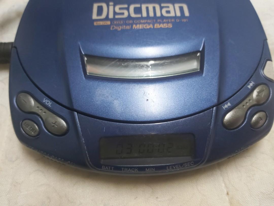 Sony Discman D-191 Portable CD Player