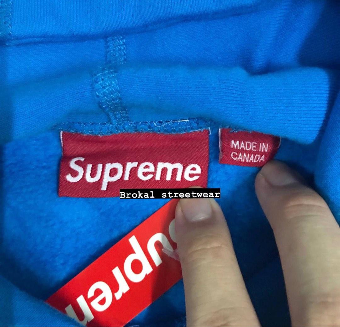 SUPREME BOX LOGO HOODIE Men s Fashion Tops Sets Hoodies on