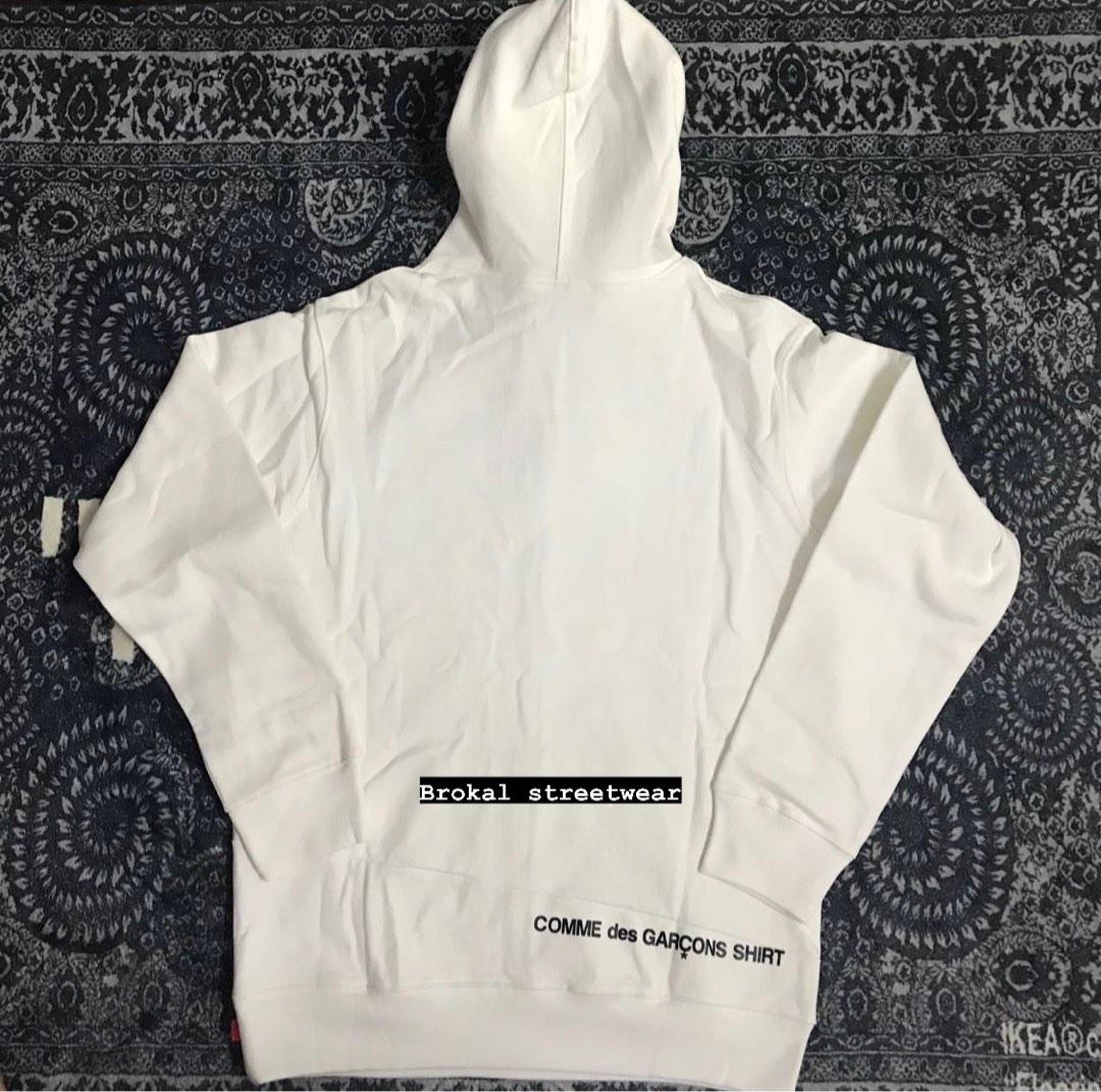 Cdg split box logo hoodie online