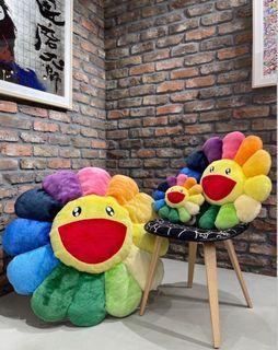 Takashi Murakami Rainbow Flower Cushion Pillow plush 1m 100cm kaikai kiki  New